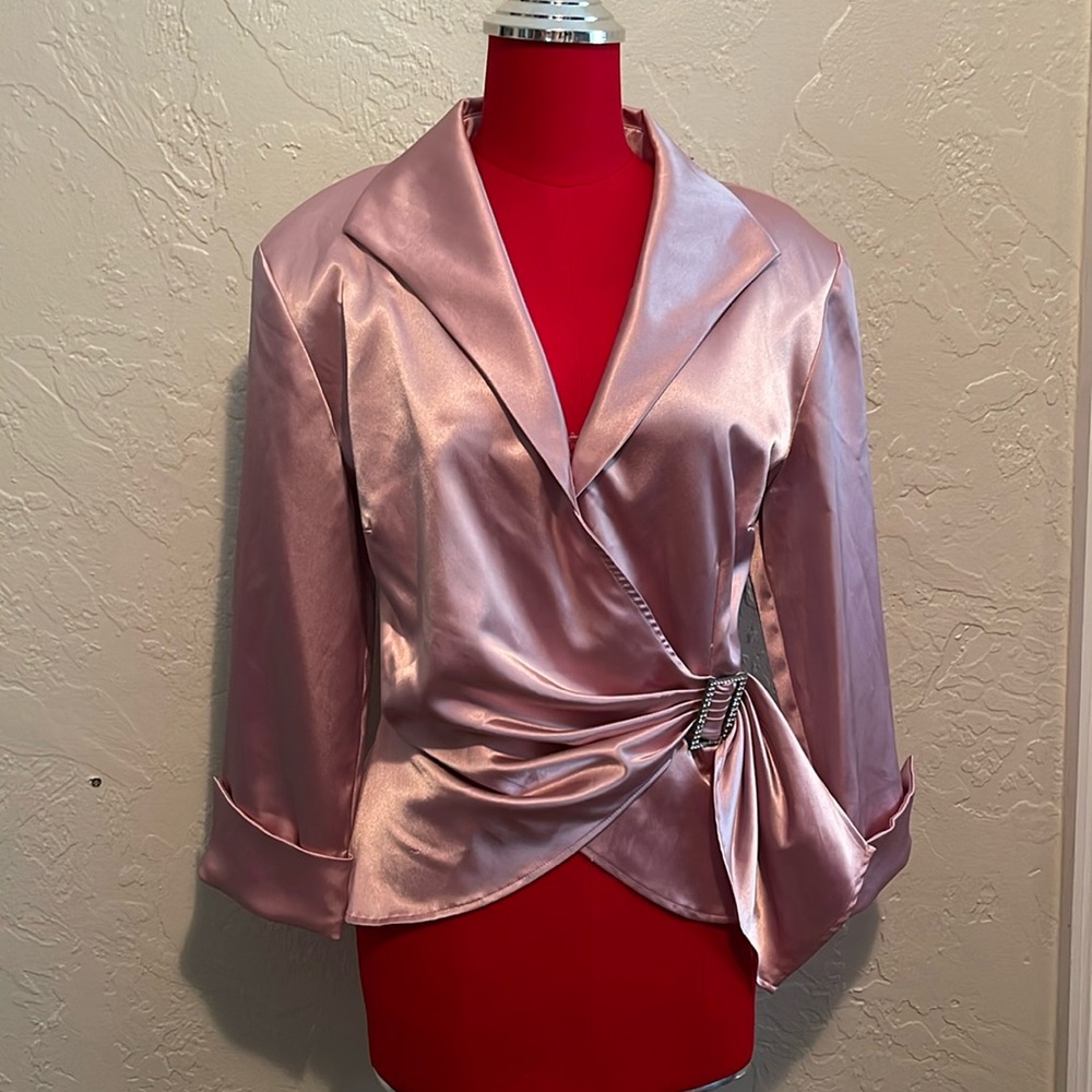 Sheri Martin Satin Fancy Top